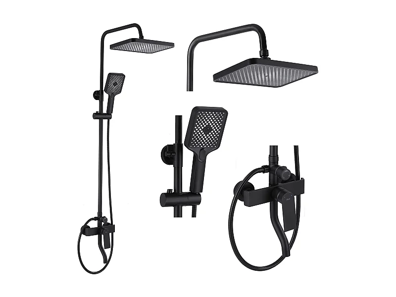 Kit De Douche Rea My2061-77B Hass Black