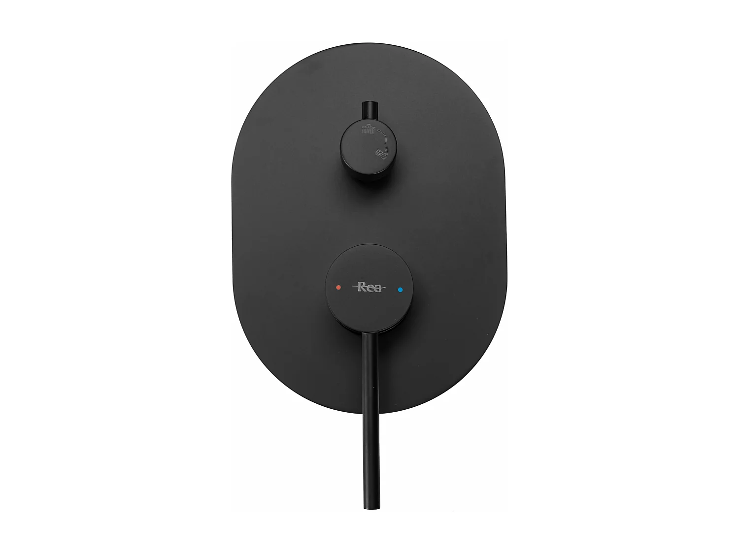 Conjunto De Duche Embutido Rea Dayton Thermostat Black