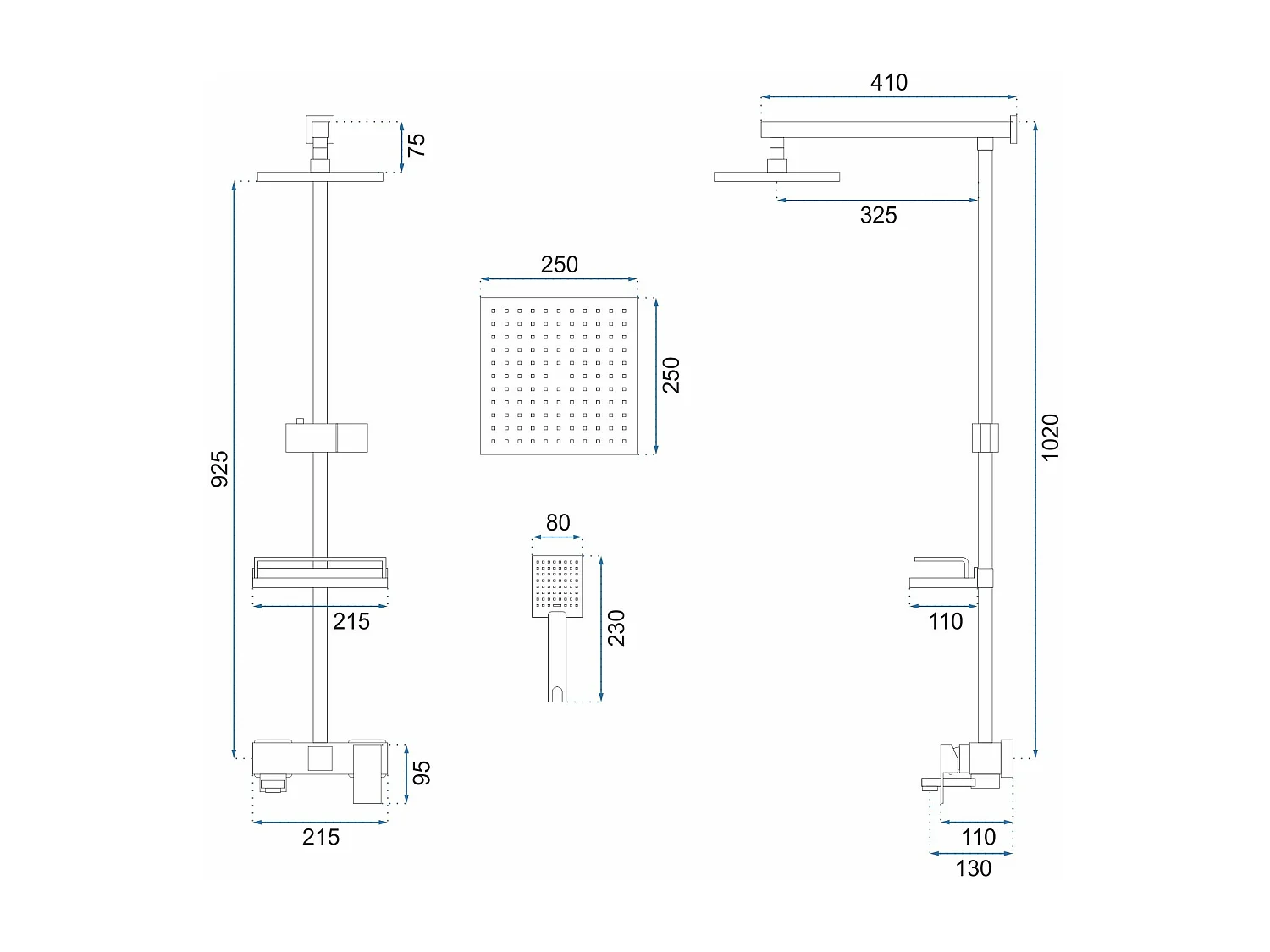 Set Doccia Rea Jack Black