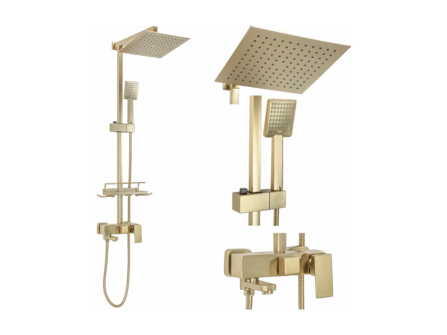 Kit De Douche Rea Jack Brush Gold