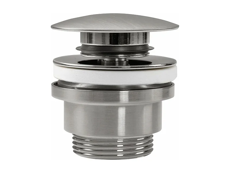 Wastafelplug Universeel Klik-Klak Rea Brush Nickel