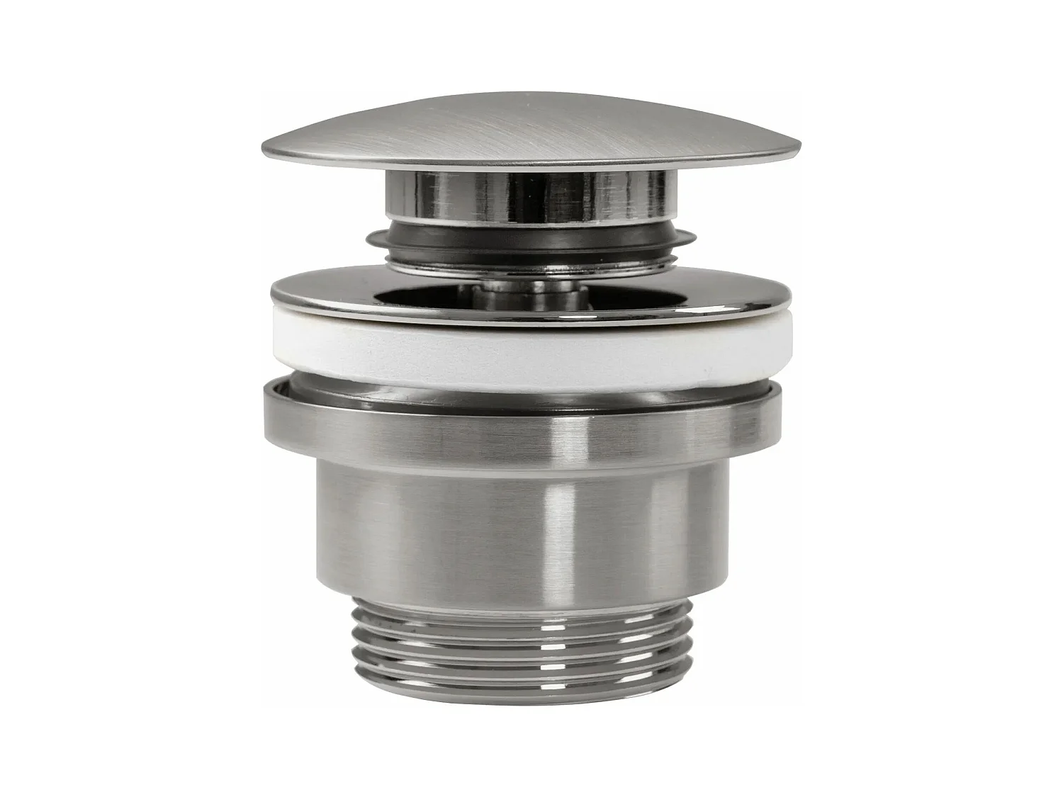 Bonde De Lavabo Universel Clic-Clac Rea Brush Nickel