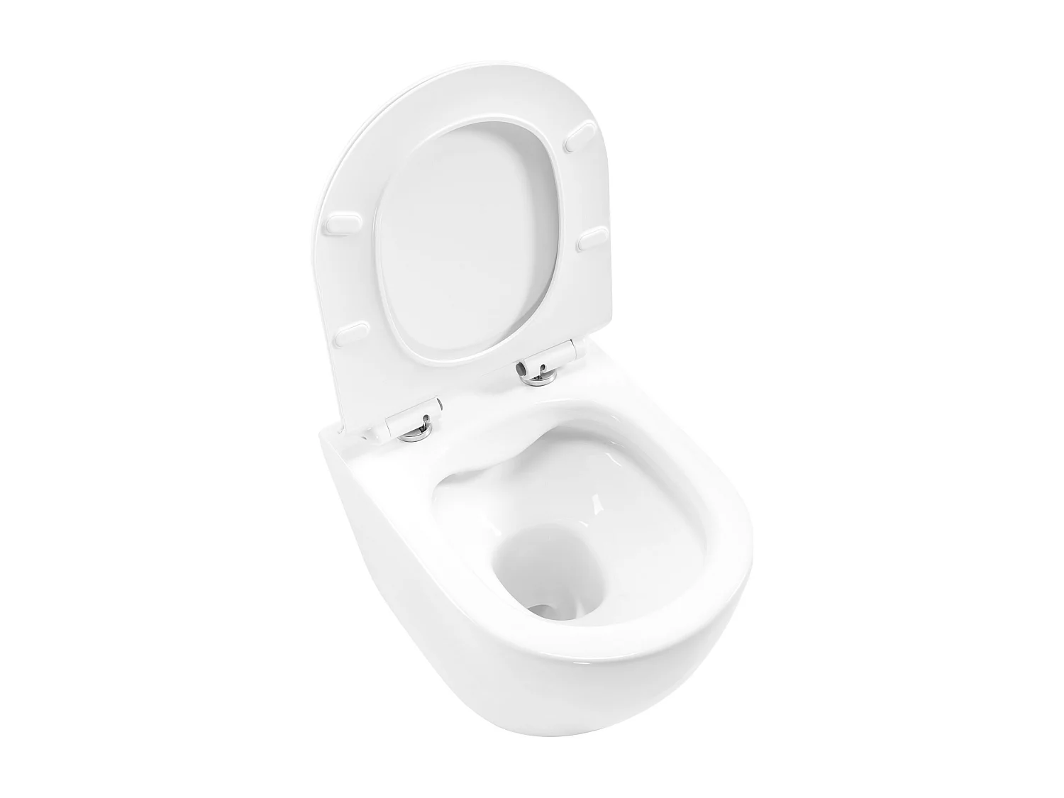 Cuvette Wc Suspendue Rea Carter Rimless Duroplast/Slim/Zm N White