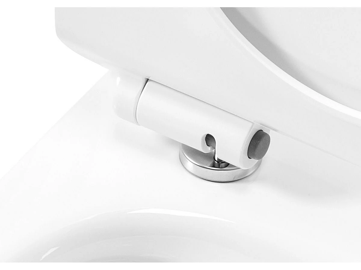 Cuvette Wc Suspendue Rea Carter Rimless Duroplast/Slim/Zm N White