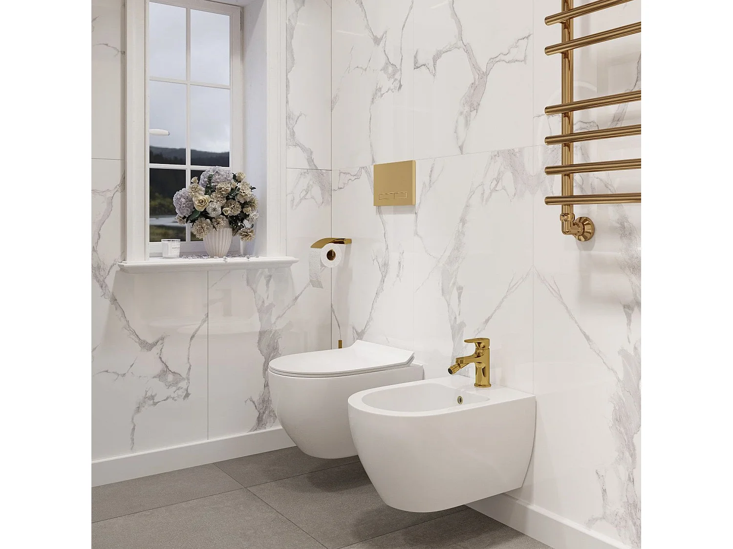 Cuvette Wc Suspendue Rea Carter Rimless Duroplast/Slim/Zm N White