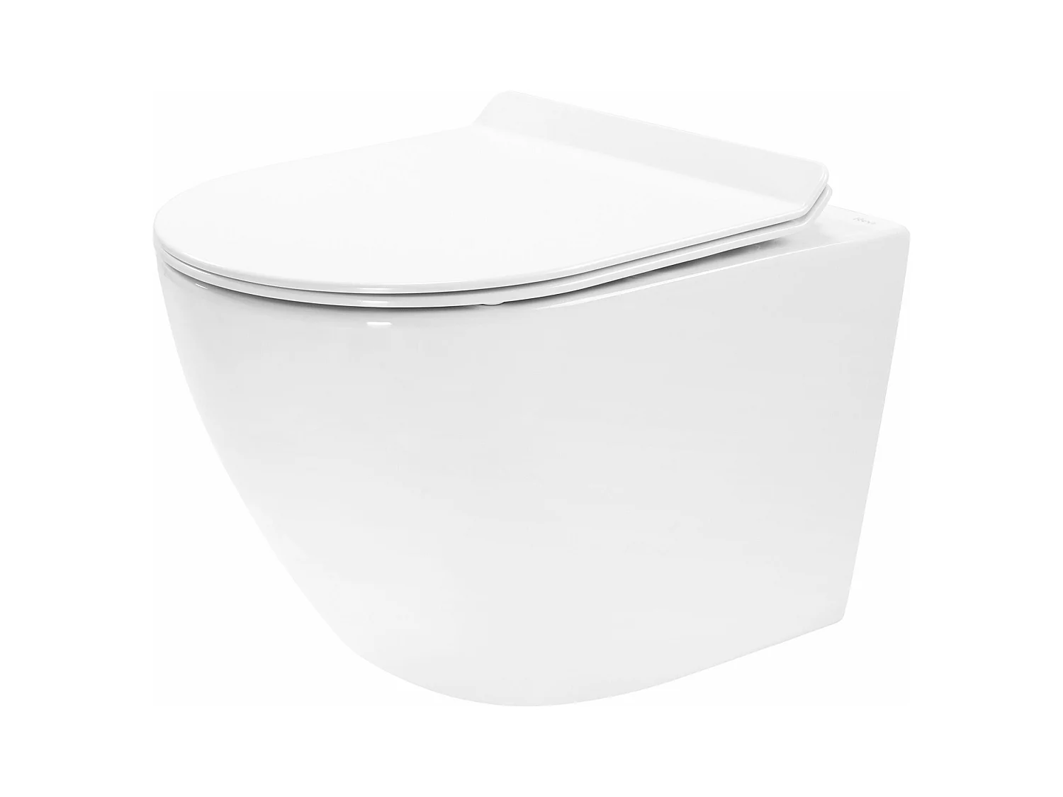 Cuvette Wc Suspendue Rea Carter Rimless Duroplast/Slim/Zm N White