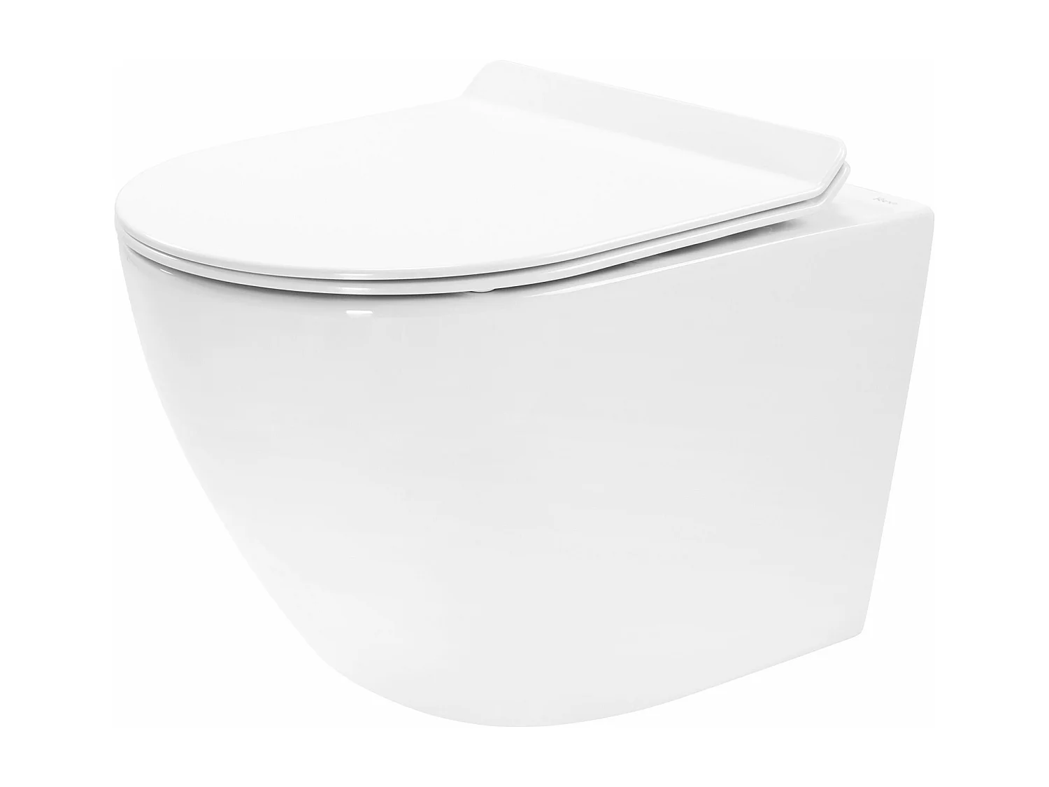 Taza De Inodoro Wc Rea Carter Rimless Duroplast/Slim/Zm N White