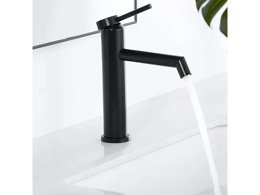 Robinet De Lavabo Rea Js-B310B Foss Low Black