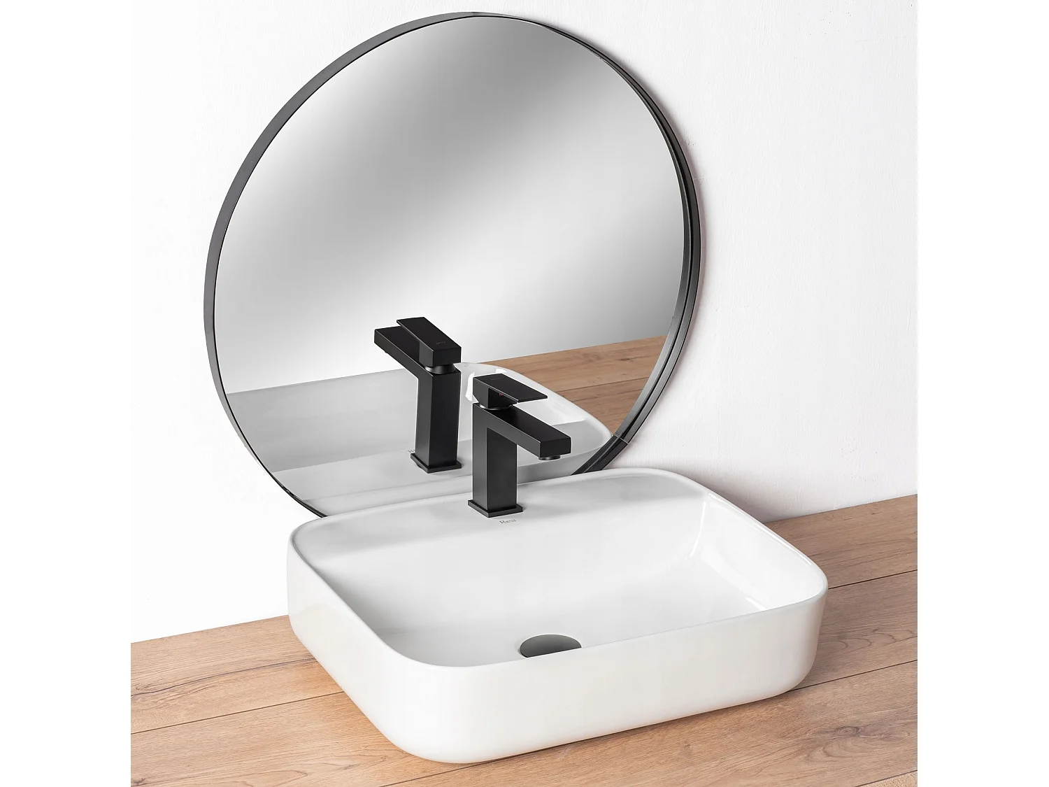 Wastafelkraan Rea Fenix Low Black