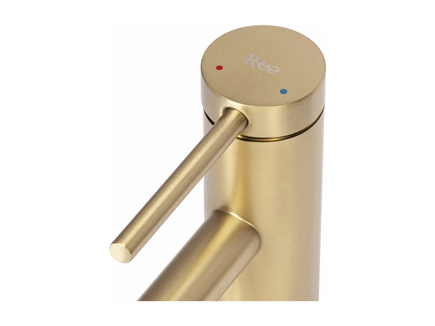 Robinet De Lavabo Rea Js-B310Bg Foss Low Brush Gold