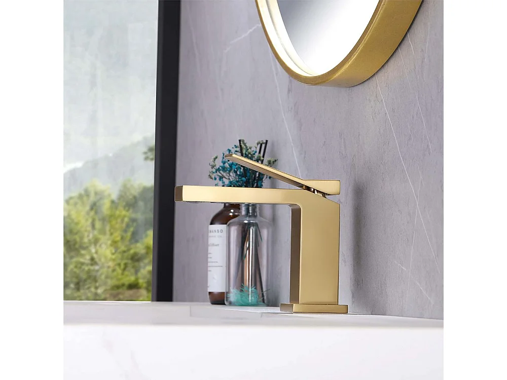Robinet De Lavabo Rea Duet Low Gold