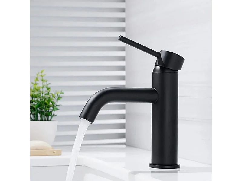 Robinet De Lavabo Rea Lungo Low Black