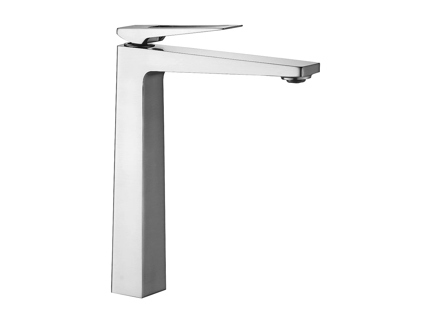 ROBINET de LAVABO REA PARKER NICKEL BRUSH INOX HIGH