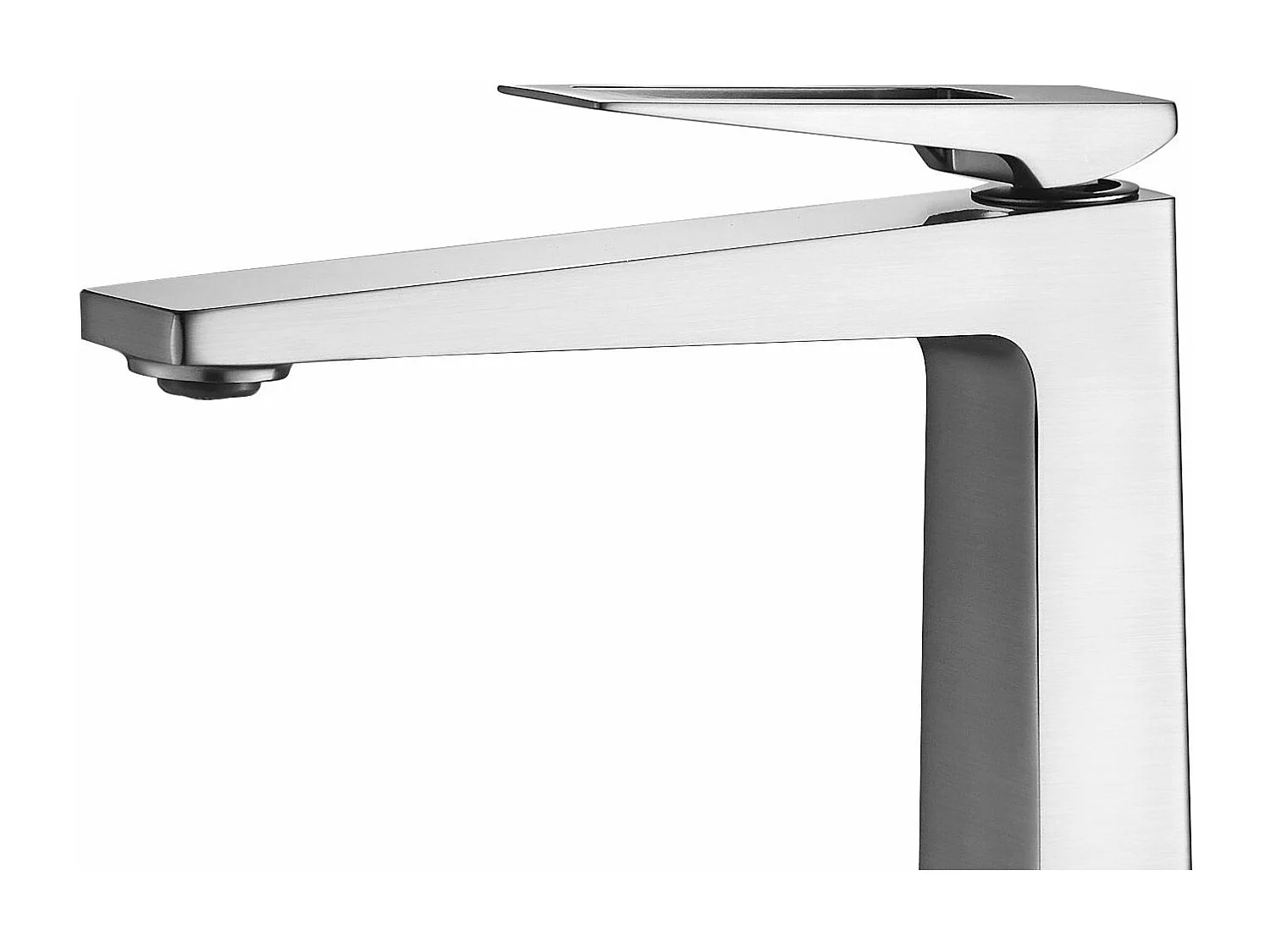 ROBINET de LAVABO REA PARKER NICKEL BRUSH INOX HIGH