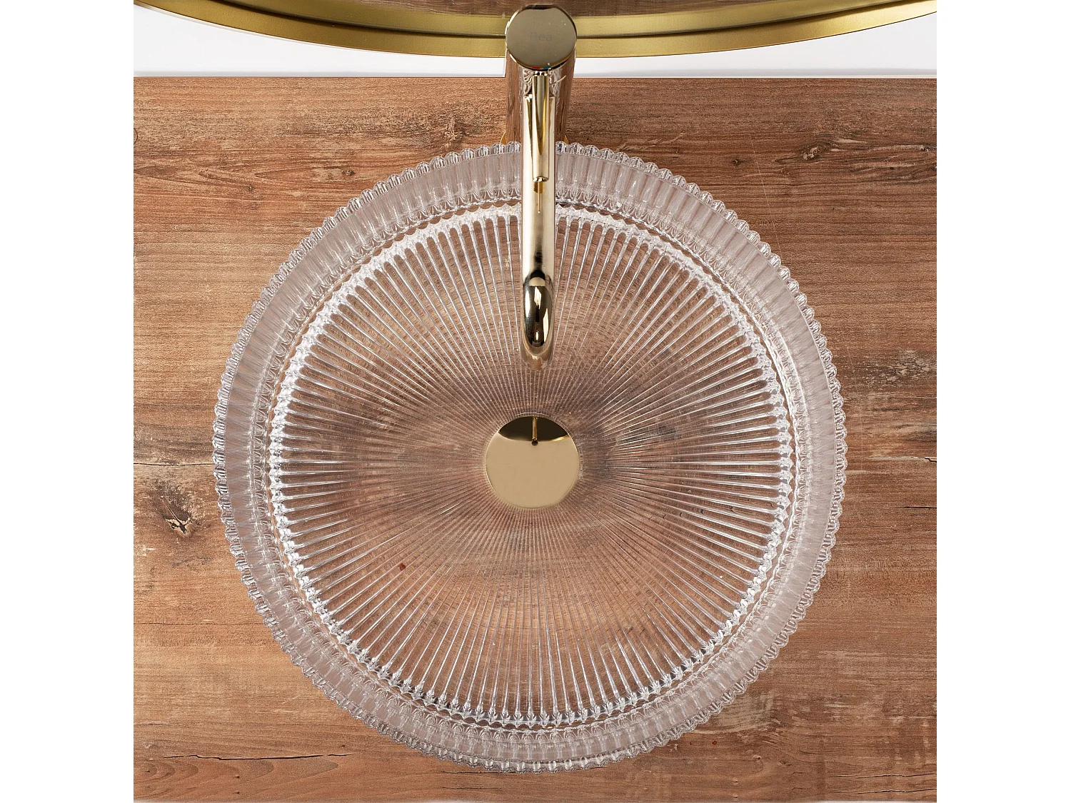 Lavabo Sobre Encimera Rea Ingrid White