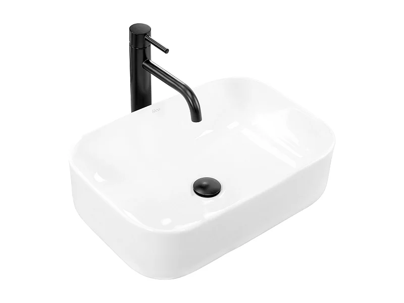 Lavabo Da Appoggio Rea Demi White