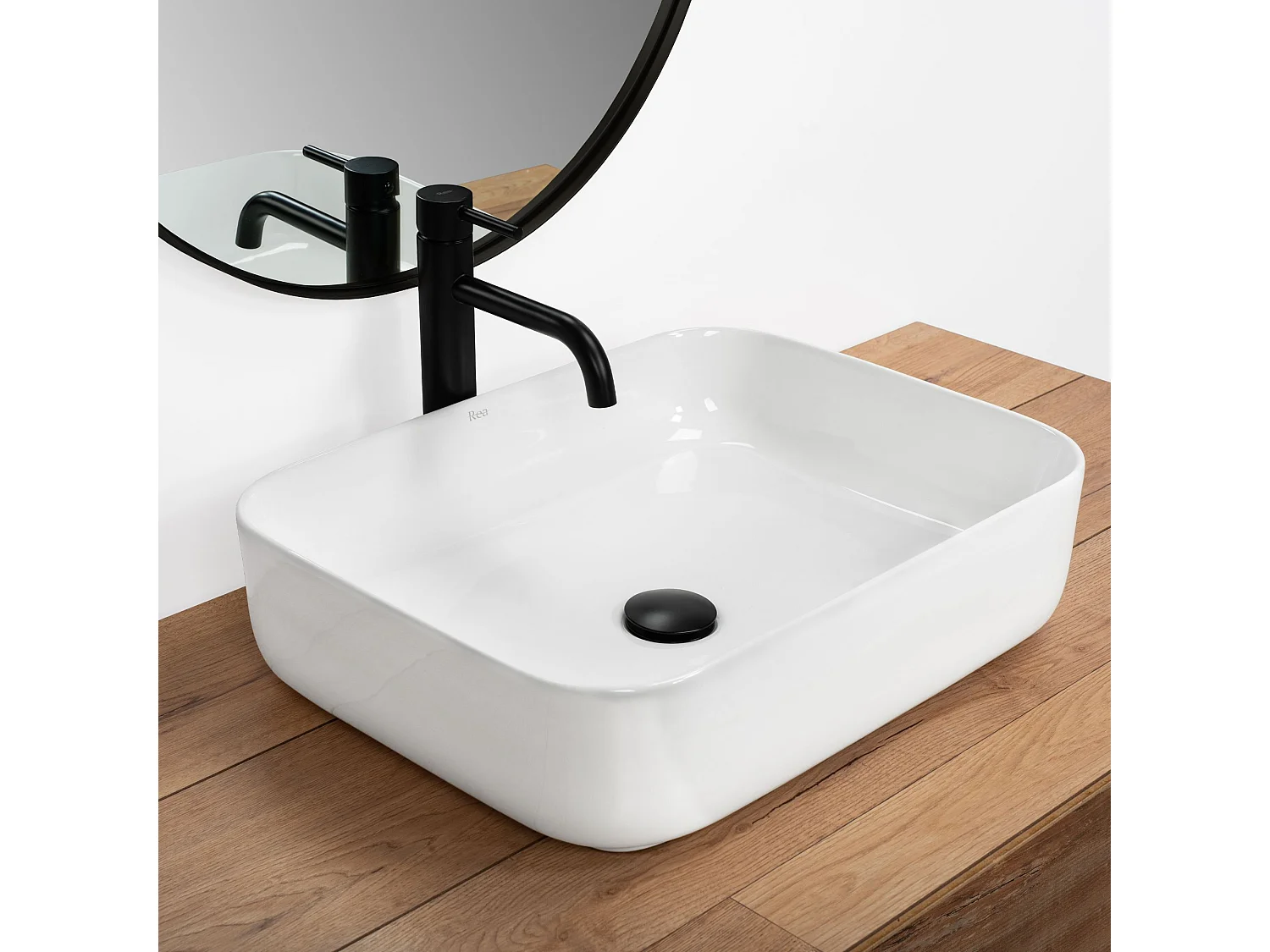 Vasque À Poser Rea Demi White