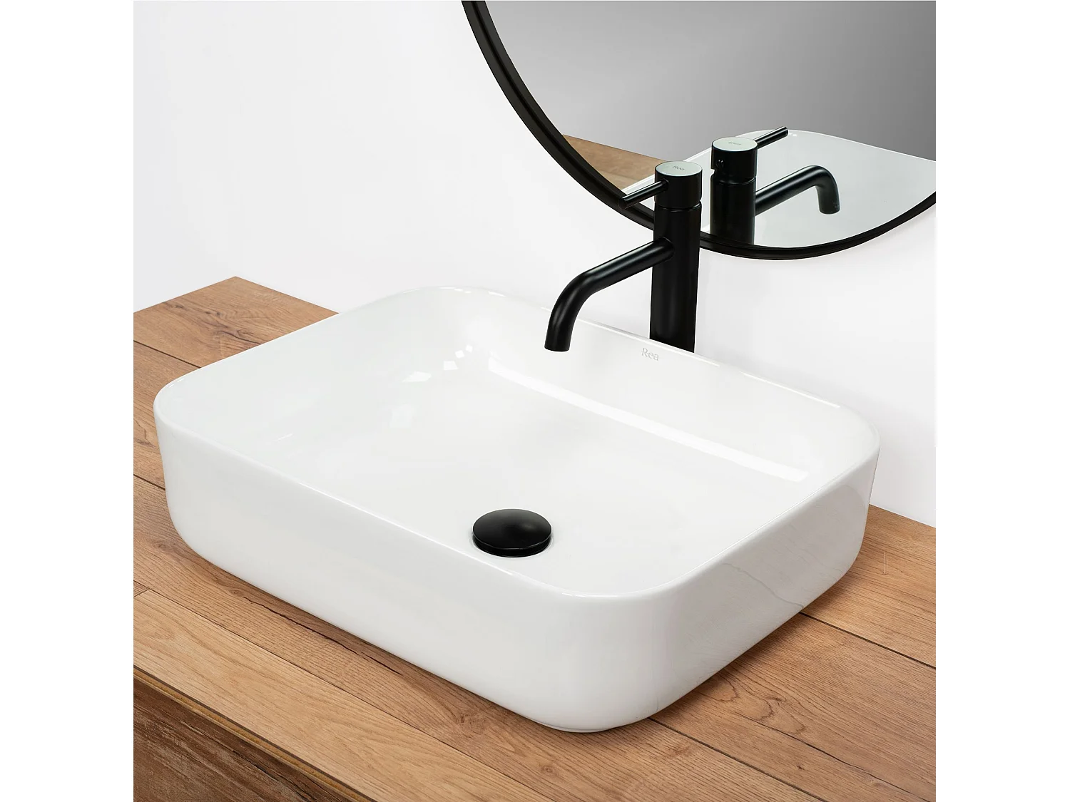 Vasque À Poser Rea Demi White