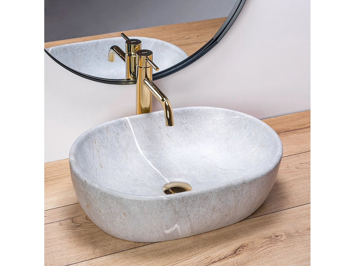 Opzetwastafel Rea Lara Beige