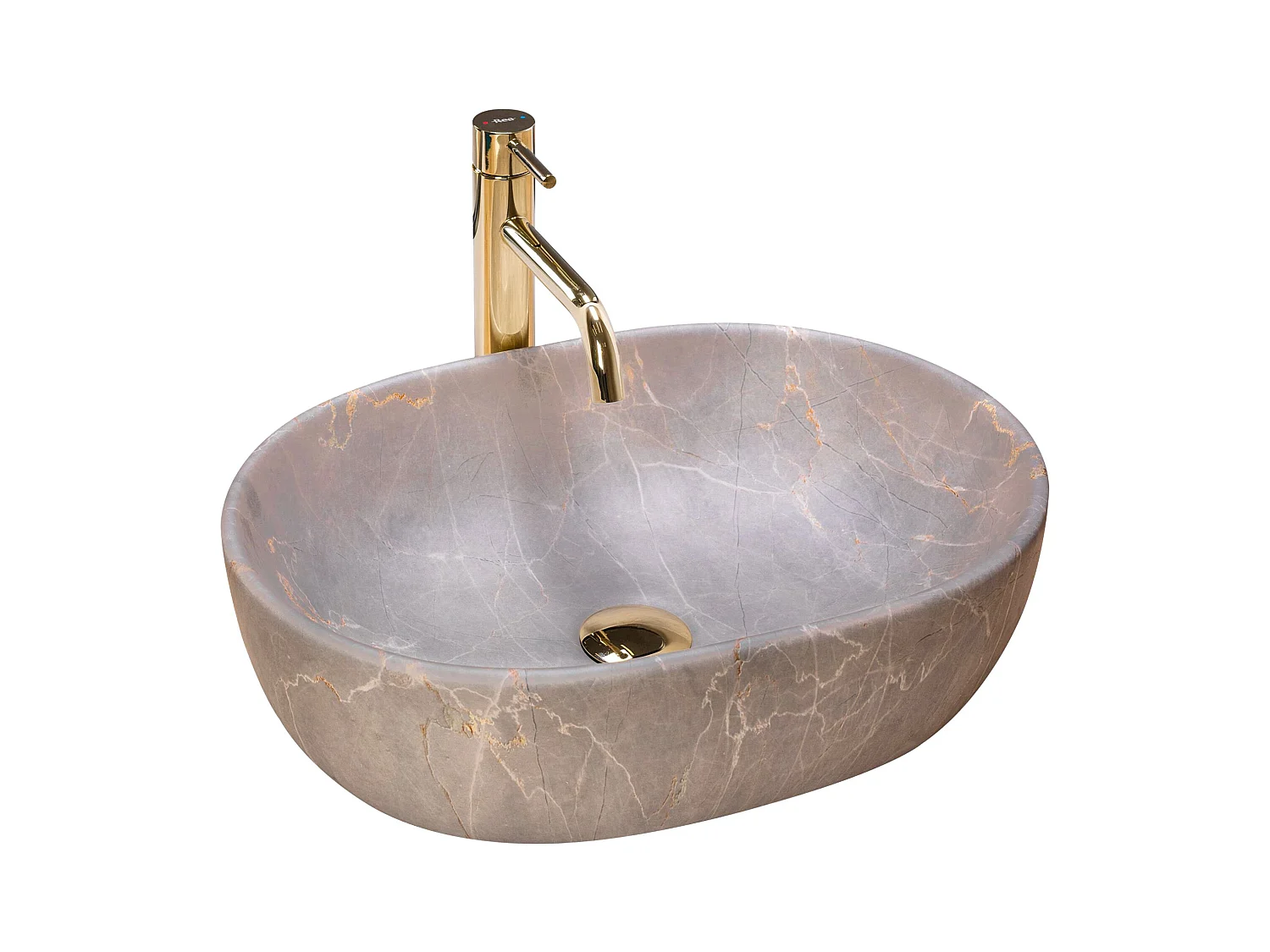 Opzetwastafel Rea Lara- Nablatowa Beige