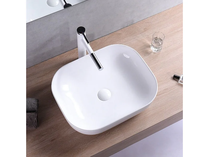 Opzetwastafel Rea Mona White