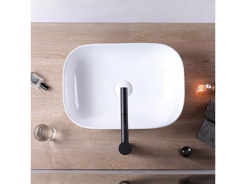 Opzetwastafel Rea Mona White