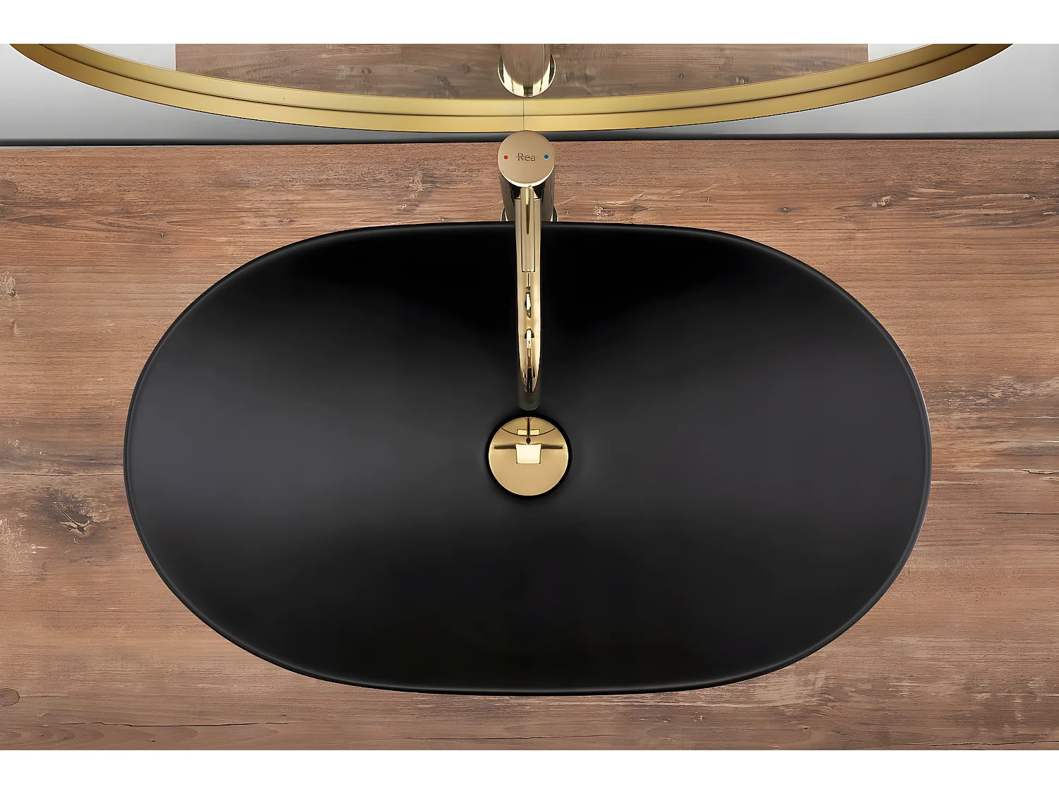 Aufsatzwaschbecken Rea Royal Black