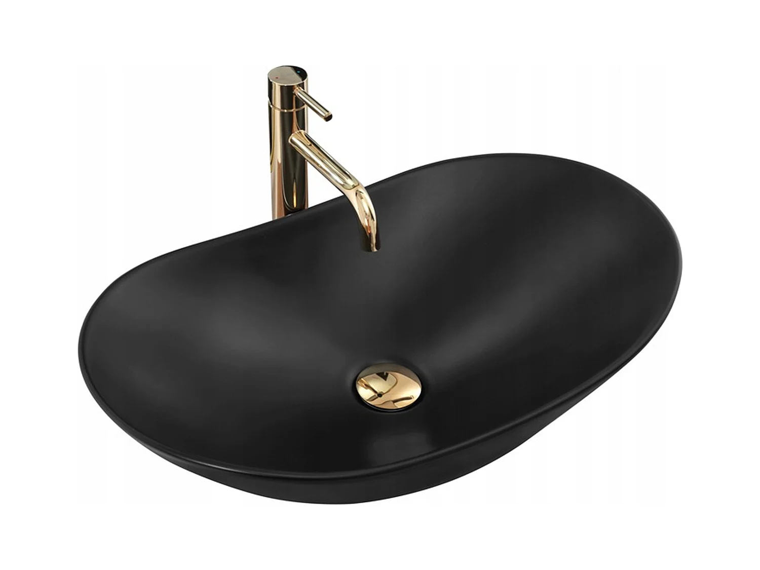 Vasque À Poser Rea Royal Black