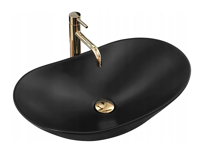 Vasque À Poser Rea Royal Black