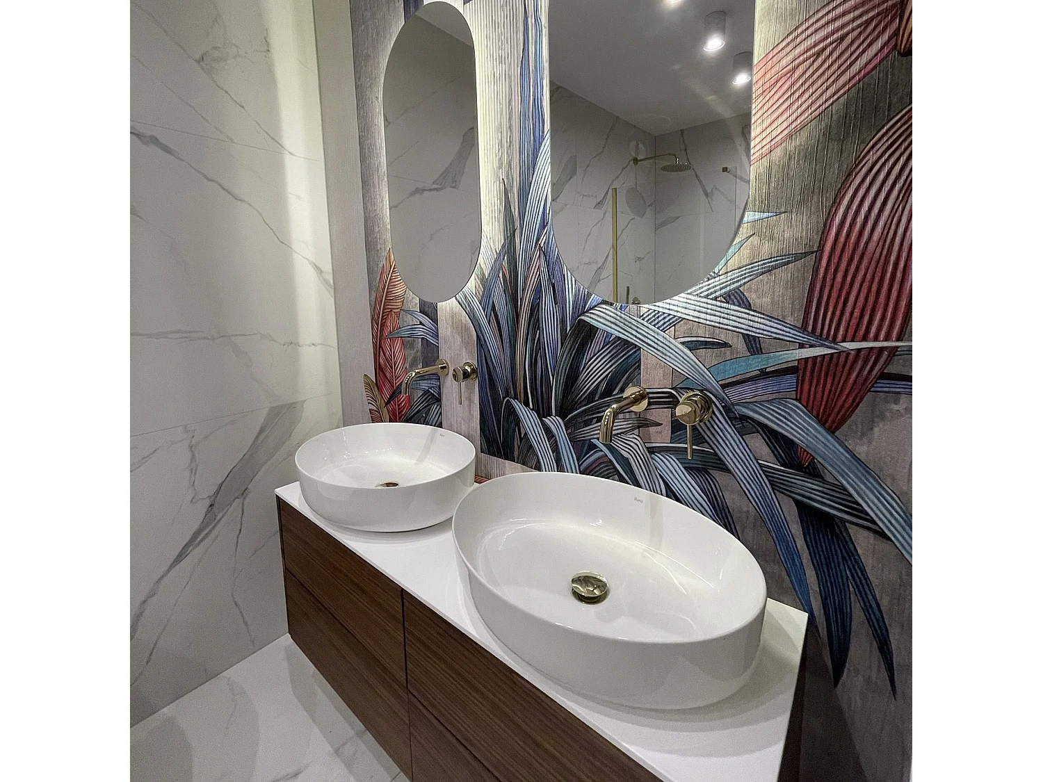 Lavabo Sobre Encimera Rea Queen White