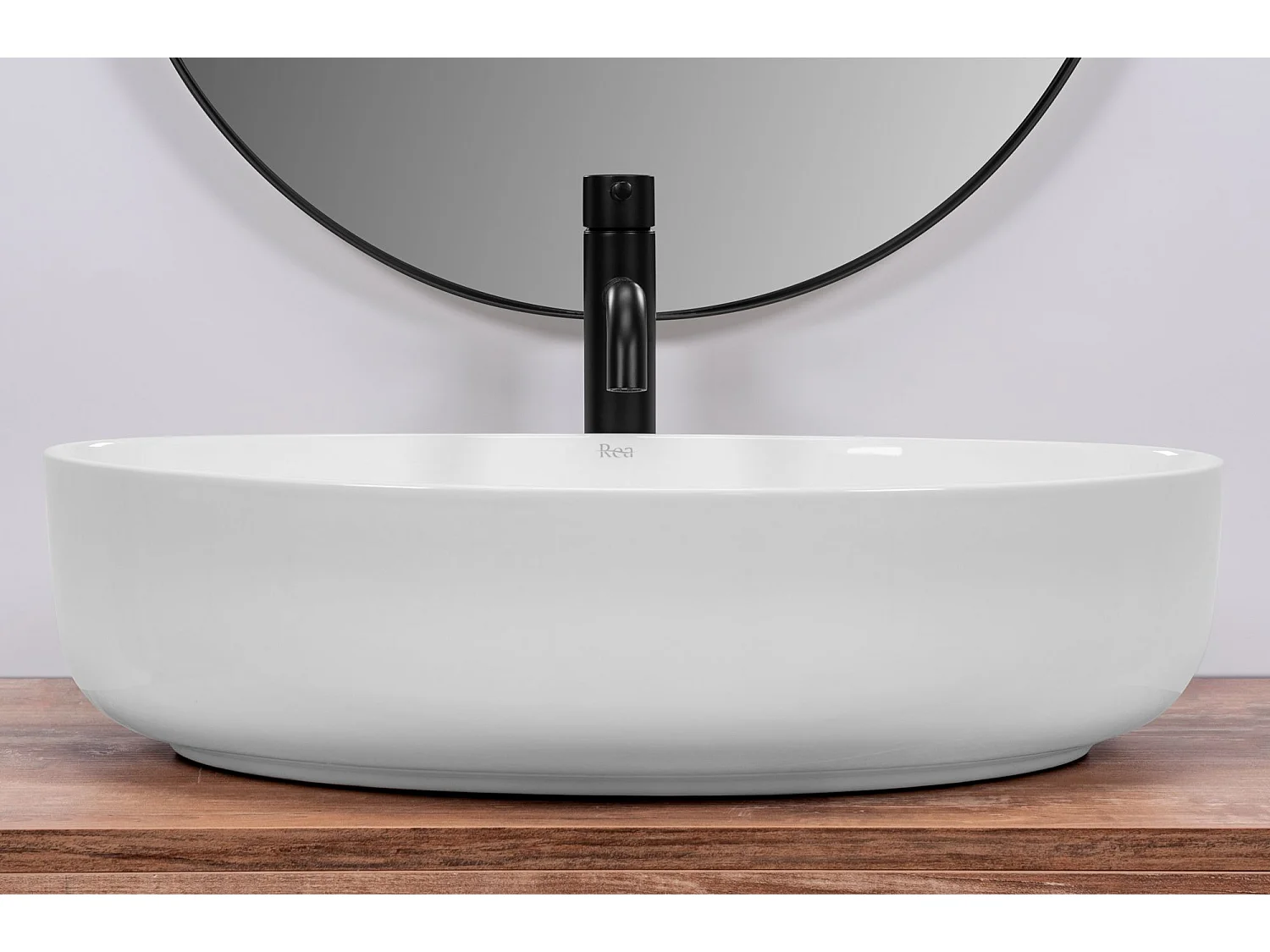 Lavabo Sobre Encimera Rea Queen White