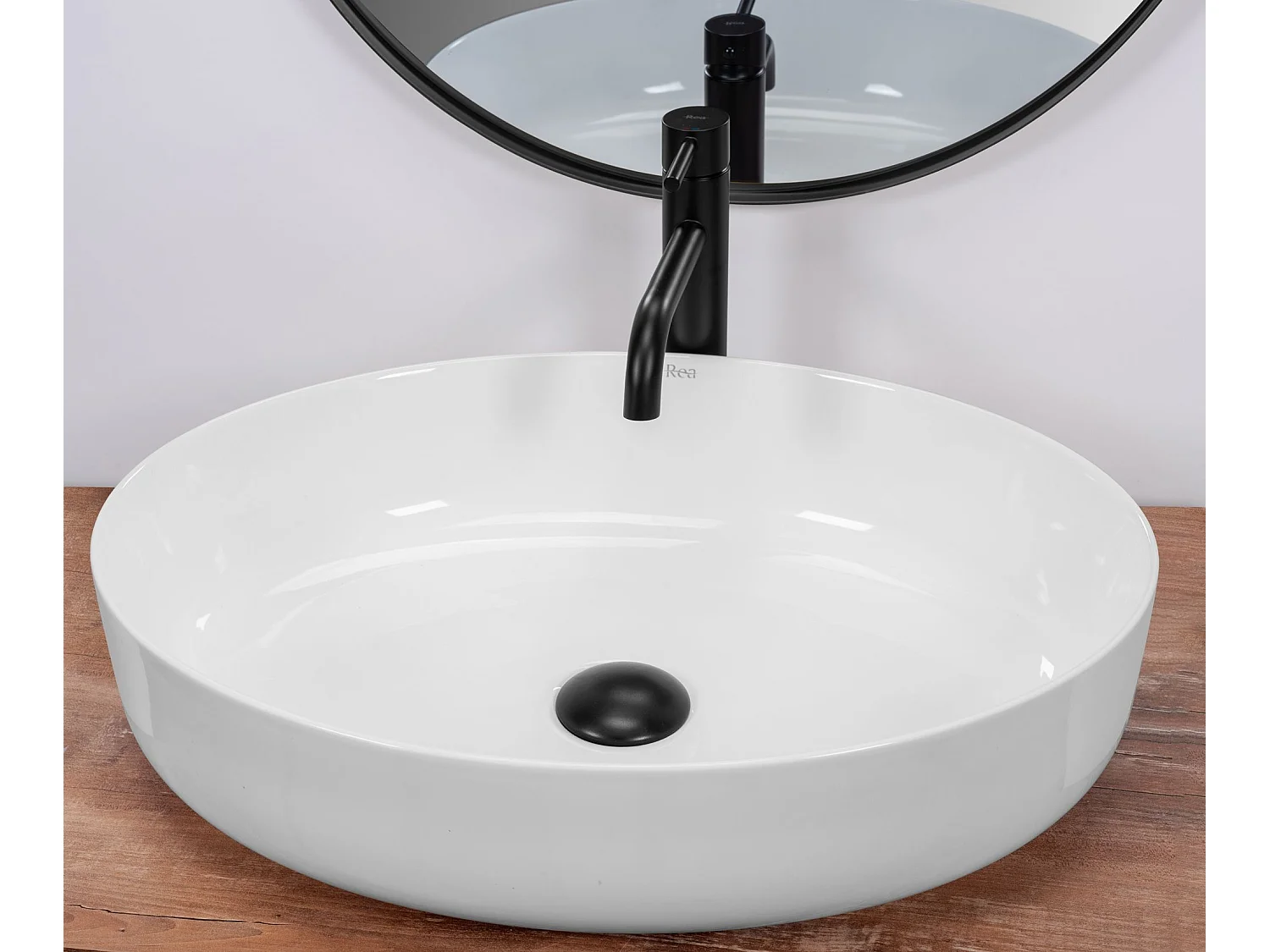 Lavabo Sobre Encimera Rea Queen White