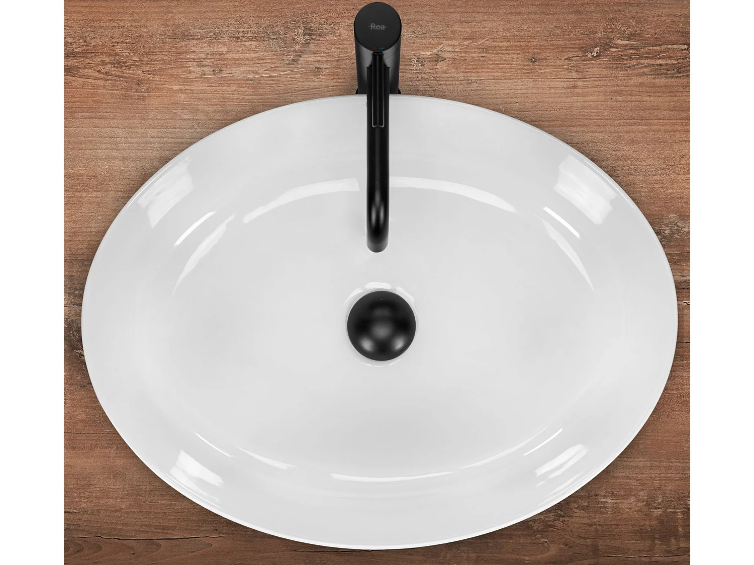 Lavabo Sobre Encimera Rea Queen White