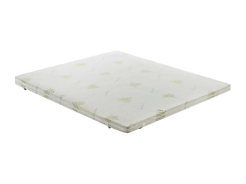 iLoveSleep - surmatelas à mémoire de forme - hauteur 10 cm - déhoussable en aloe vera 160x200
