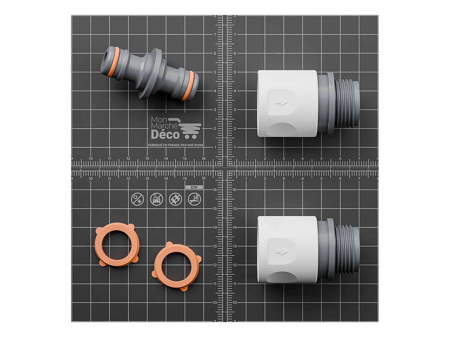 Kit de Jumelage Horizontal pour Récupérateur Modulable