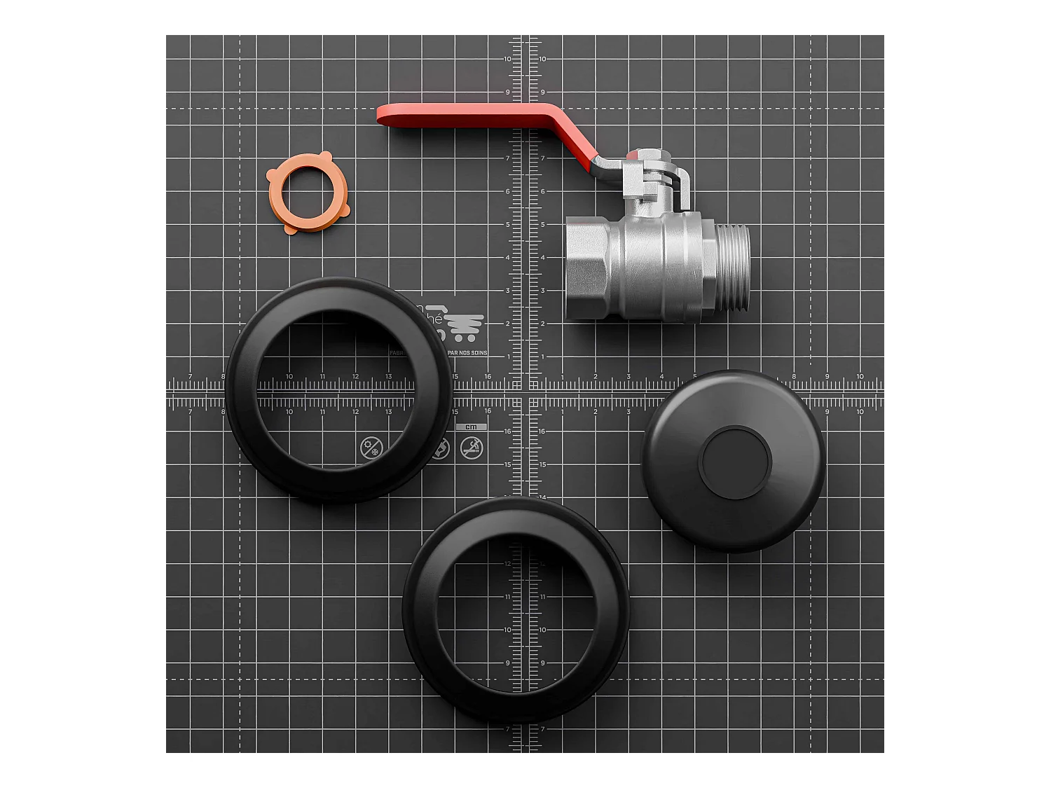 Kit de Jumelage Vertical pour Récupérateur Modulable