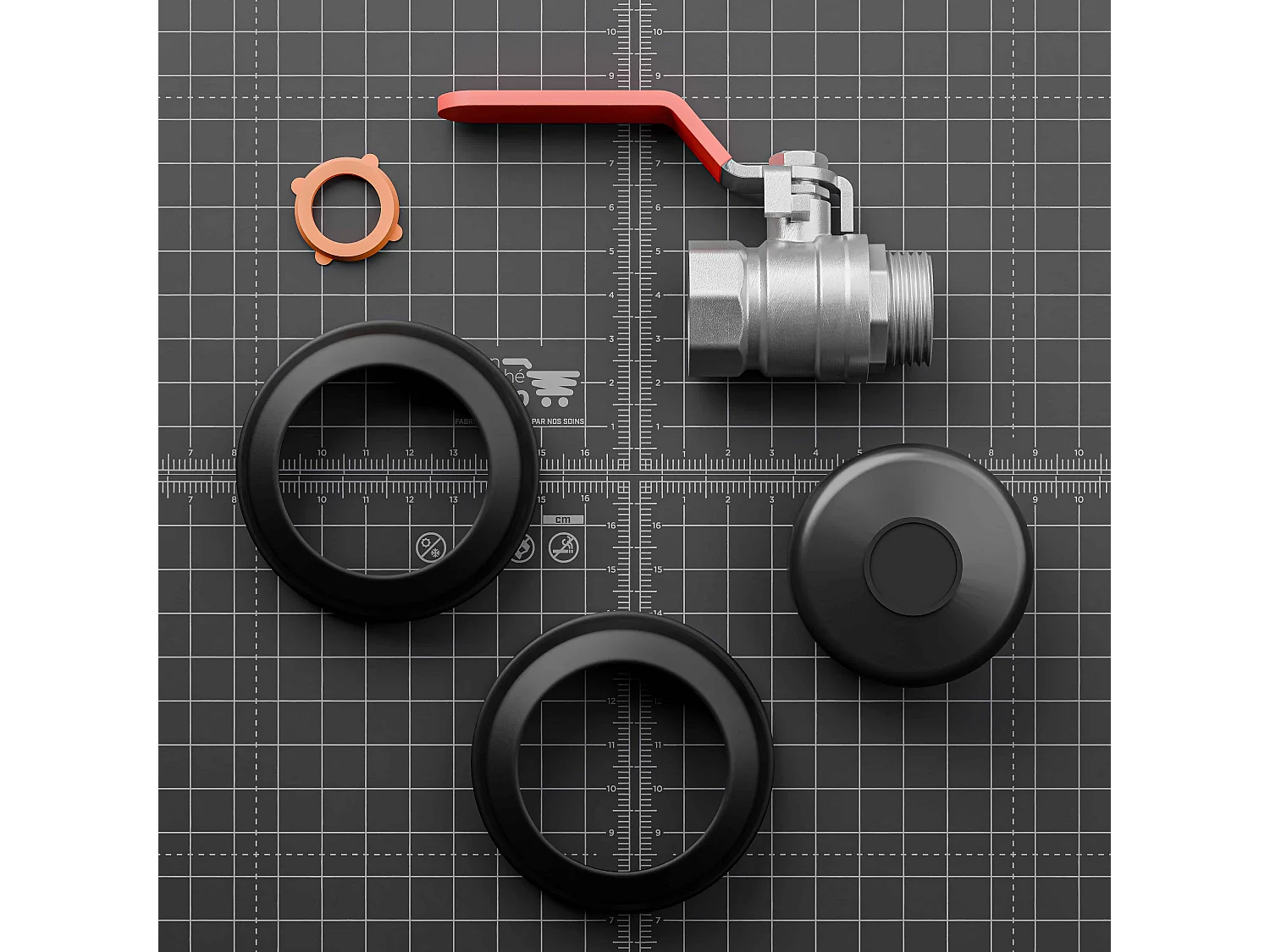 Kit de Jumelage Vertical pour Récupérateur Modulable
