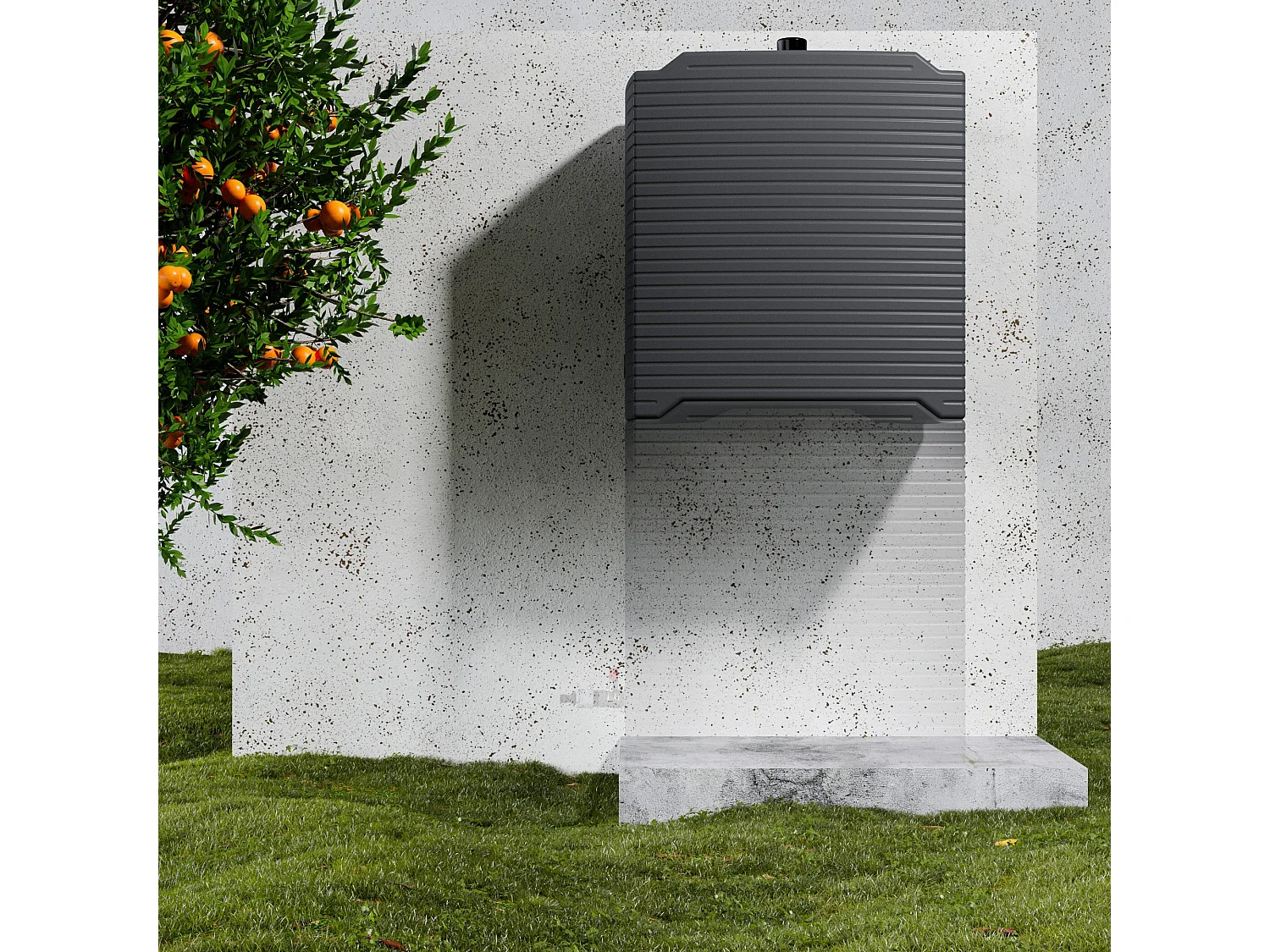 Récupérateur d'Eau Modulable 126 L - Extension Verticale