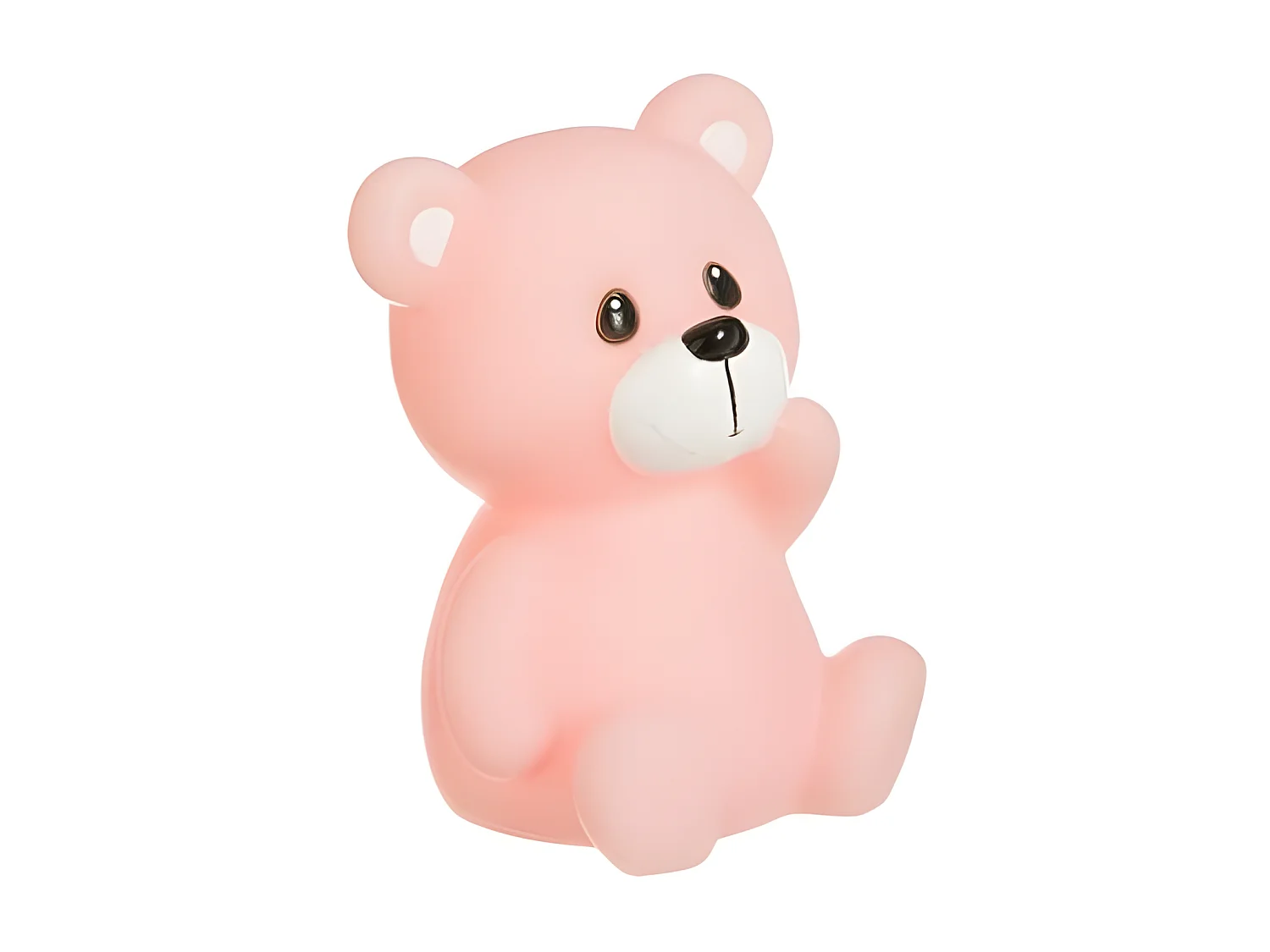 Veilleuse led nomade petit Ourson 13 cm rose