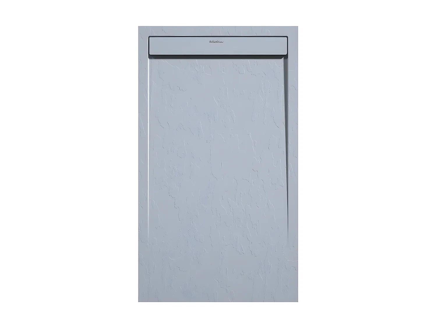 Receveur de douche Gris, finition Ardoise Stone SMART, grille de couleur - 90 x 70 cm