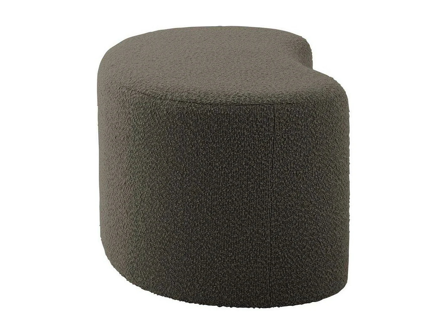 Poef Ada Wave - Taupegroen