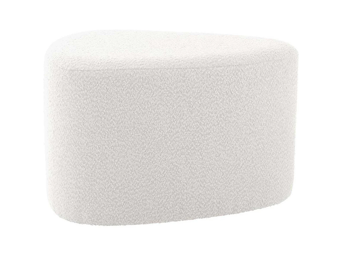Pouf en tissu bouclette Ada Organic Large