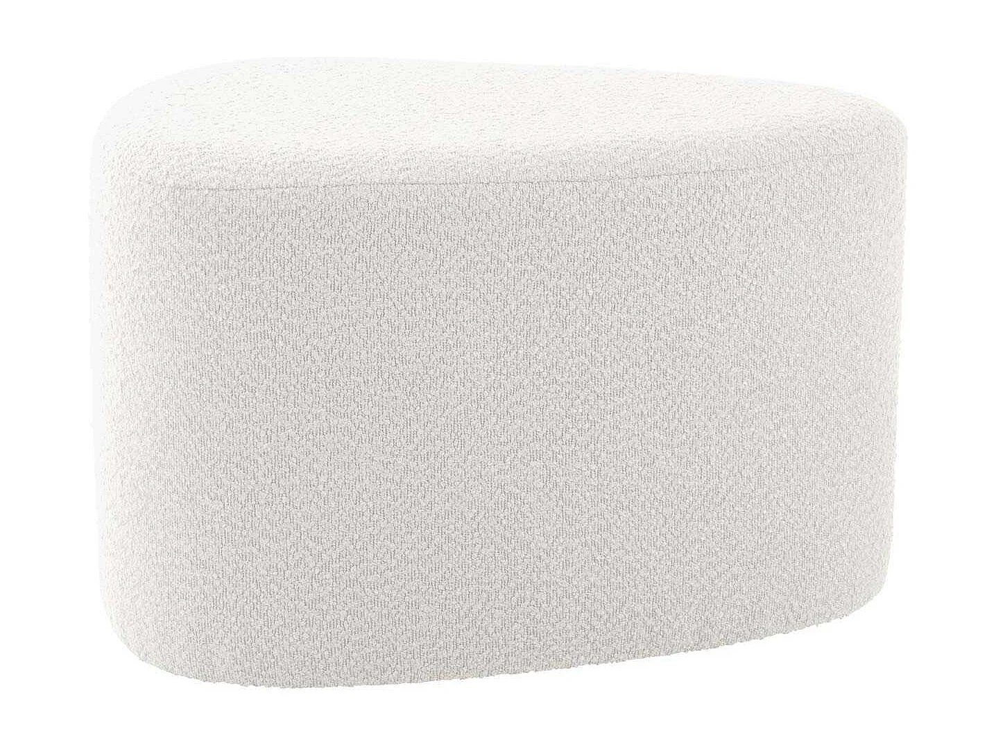 Pouf en tissu bouclette Ada Organic Large