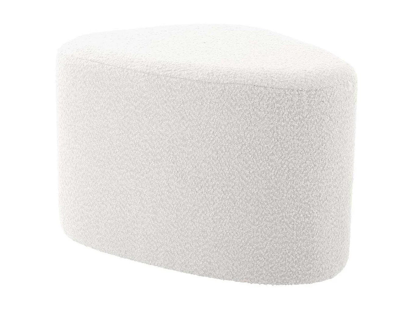 Pouf en tissu bouclette Ada Organic Large