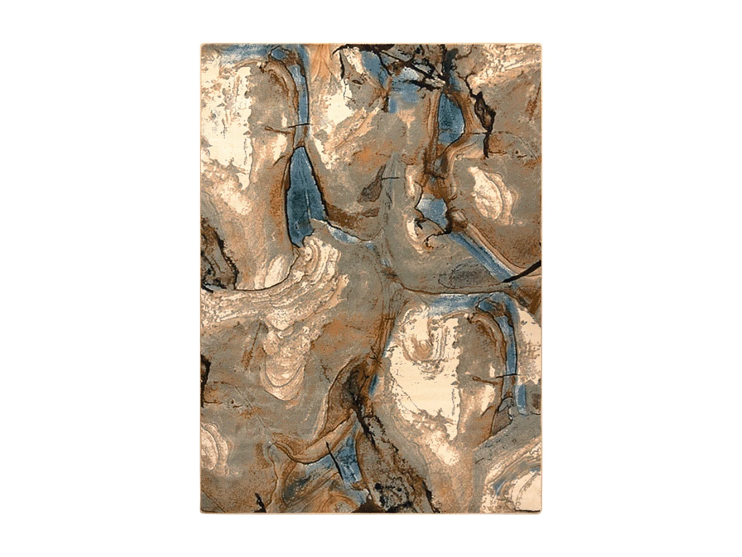 Dywan wełniany OMEGA JASPIS Abstrakcja jasny niebieski 200x300 cm