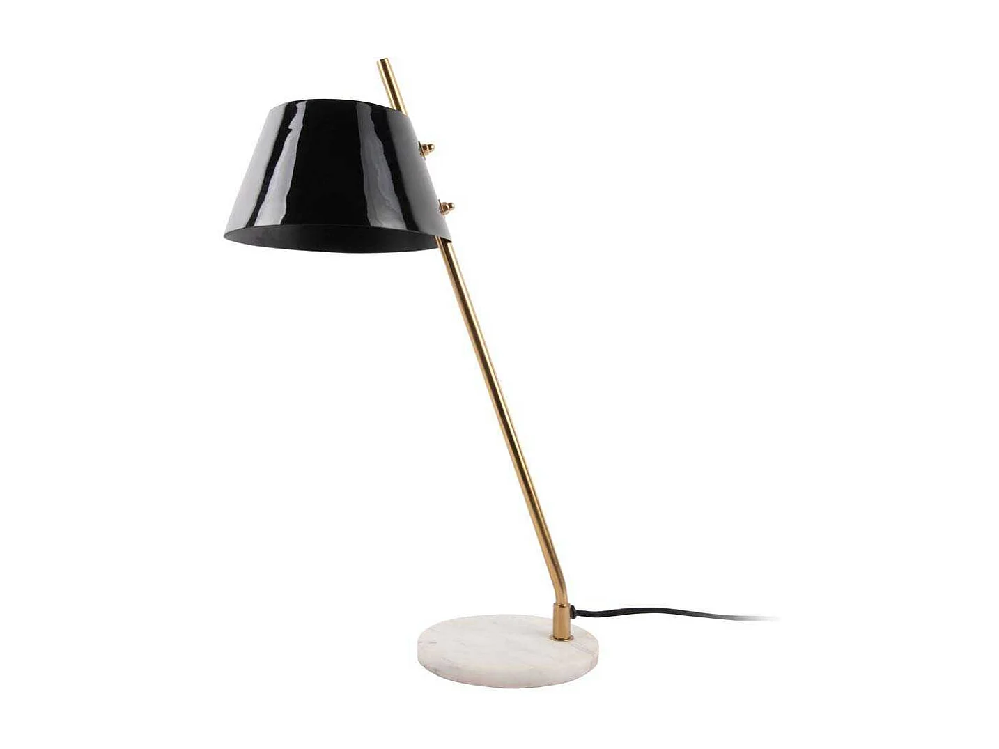 Lampe à poser en métal et marbre Savvy