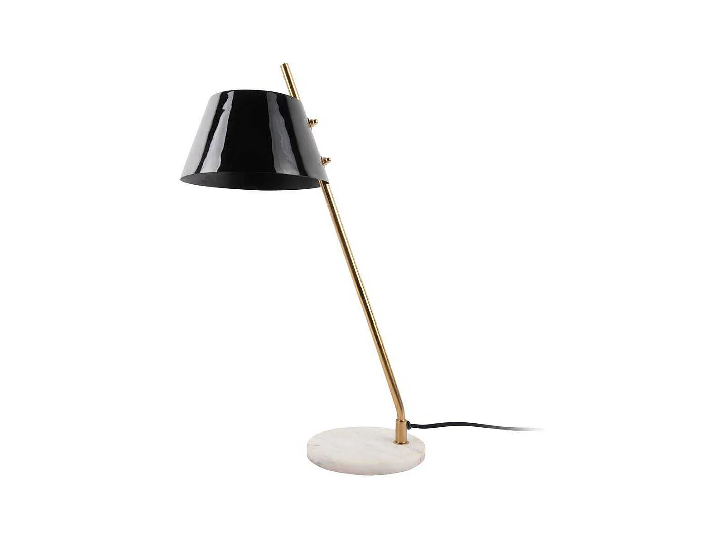 Lampe à poser en métal et marbre Savvy