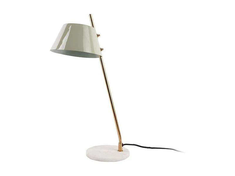 Lampe à poser en métal et marbre Savvy