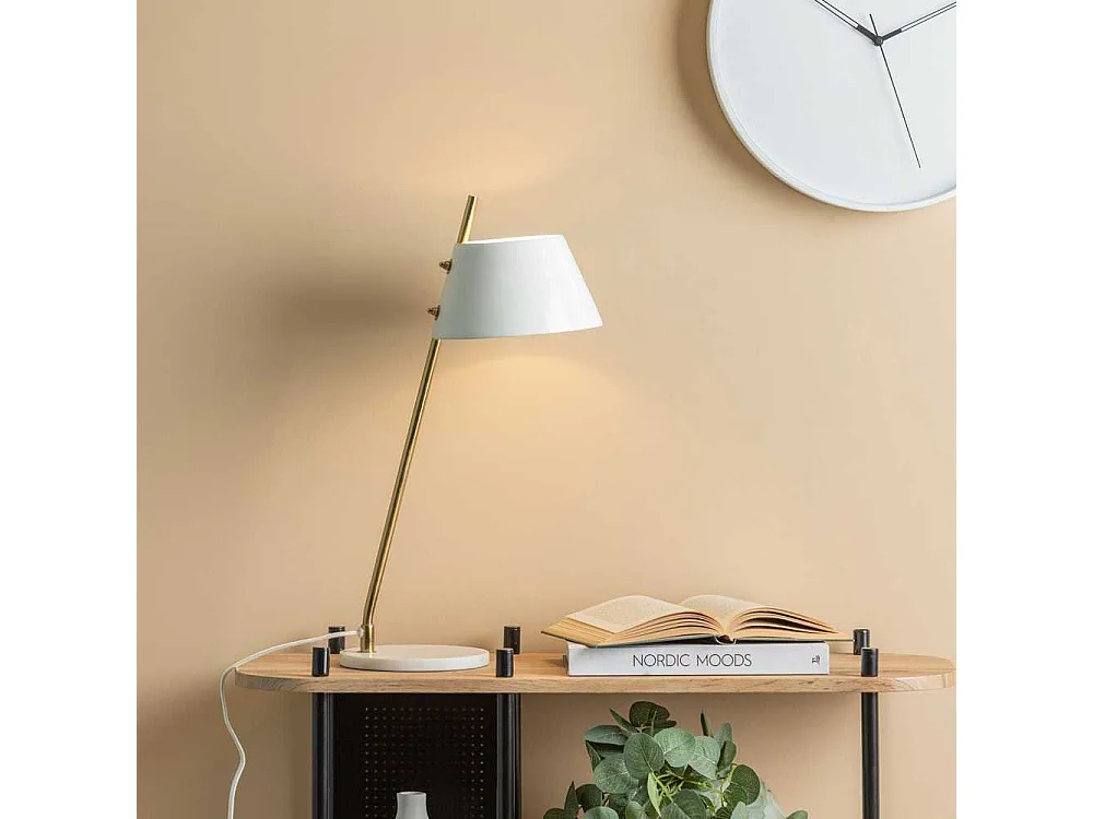 Lámpara de mesa Savvy - Blanca