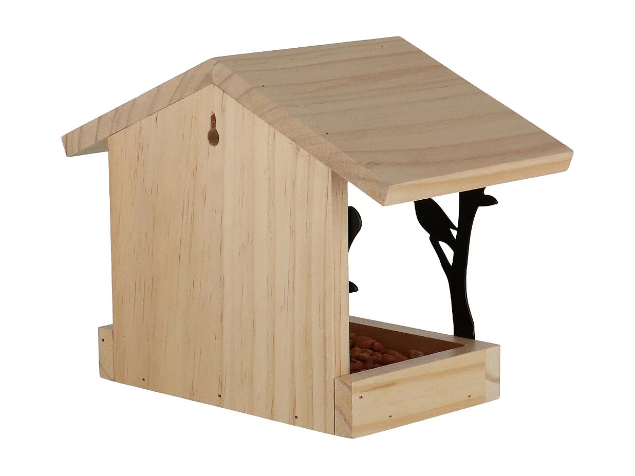 Mangeoire murale en Pin et fer